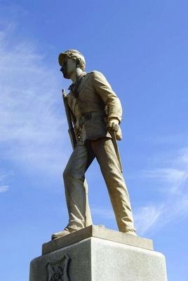 51st Pennsylvania Volunteer Infantry Monument<br>Statue of Infantryman image. Click for full size.