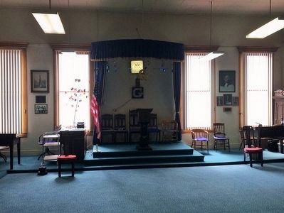 Interior View of the Austin Masonic and Oddfellows Hall image. Click for full size.