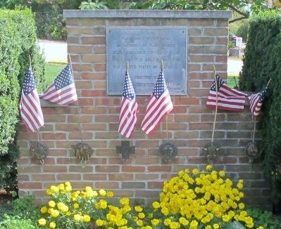 Concord Township Veterans Memorial Marker image. Click for full size.