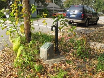 Ostrander Town Pump Marker. Click for full size. Ostrander Town Pump Marker image. Click for full size.