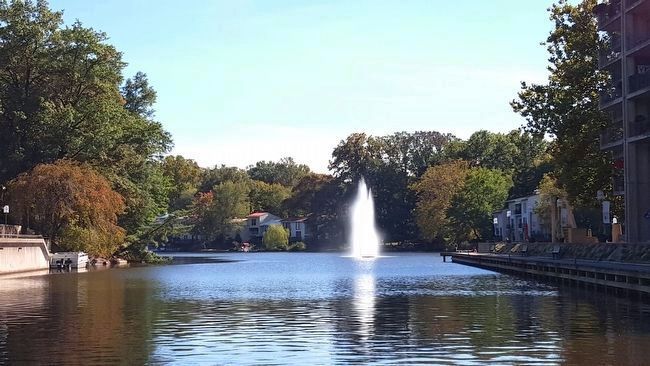 View of Lake Anne Harbor from the Plaza. Click for full size. View of Lake Anne Harbor from the Plaza image. Click for full size.