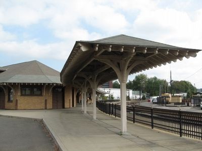 Old Danbury Station Platform image. Click for full size.