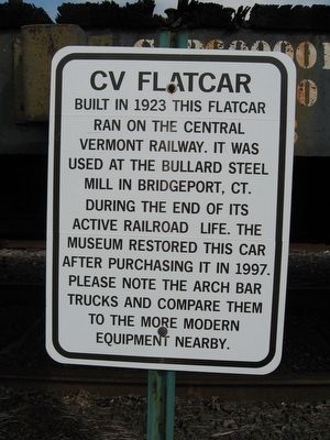 CV Flatcar Marker image. Click for full size.