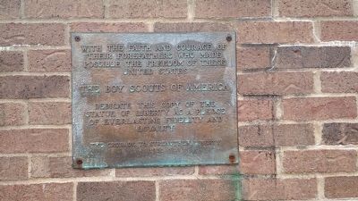 Replica of The Statue of Liberty Marker. Click for full size. Replica of The Statue of Liberty Marker image. Click for full size.