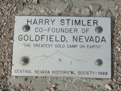 Harry Stimler Marker. Click for full size. Harry Stimler Marker image. Click for full size.