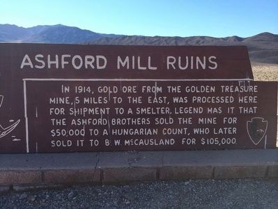 Ashford Mill Ruins Marker image. Click for full size.
