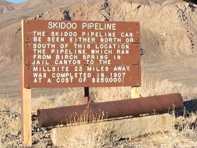 Skidoo Pipeline Marker image. Click for full size.