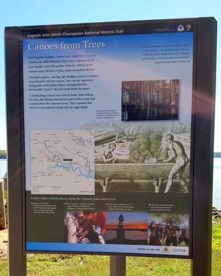 Canoes From Trees (panel 2). Click for full size. Canoes From Trees (panel 2) image. Click for full size.