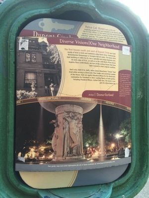 The first houses south and west of Dupont Circle Marker image. Click for full size.