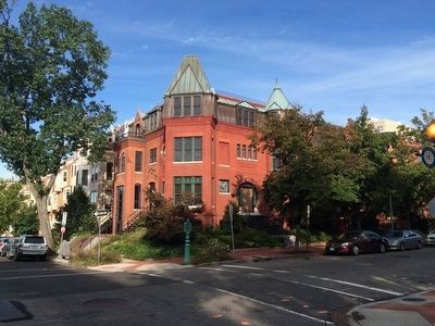 The first houses south and west of Dupont Circle Marker. Click for full size. The first houses south and west of Dupont Circle Marker image. Click for full size.