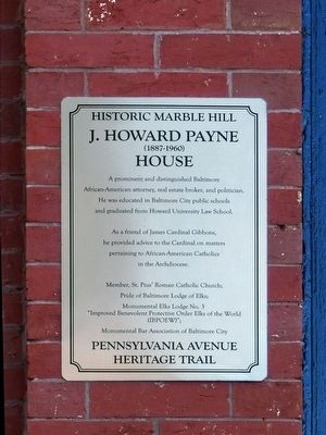 J. Howard Payne (1887-1960) House Marker image. Click for full size.
