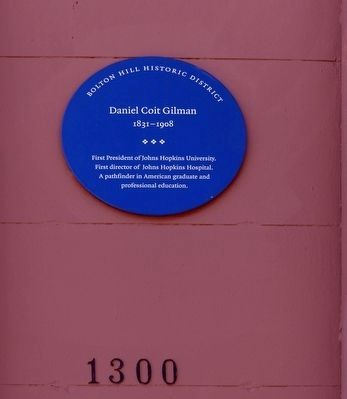 Daniel Coit Gilman Marker image. Click for full size.