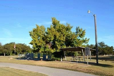 Rising Star Area Veterans Memorial<br>and Rising Star Marker image. Click for full size.