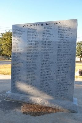Rising Star Area Veterans Memorial image. Click for full size.