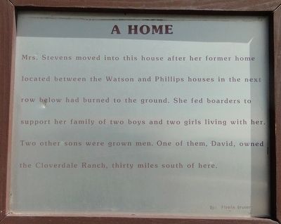 A Home Marker. Click for full size. A Home Marker image. Click for full size.