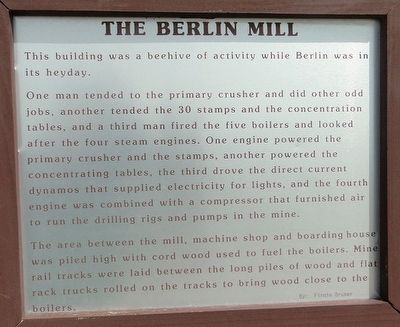 The Berlin Mill Marker image. Click for full size.