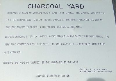 Charcoal Yard Marker image. Click for full size.