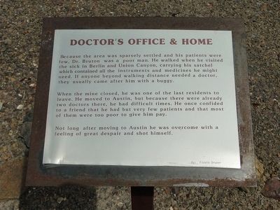 Doctor's Office & Home Marker image. Click for full size.