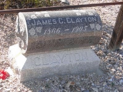 James Clayton, 1866-1905. Click for full size. James Clayton, 1866-1905 image. Click for full size.