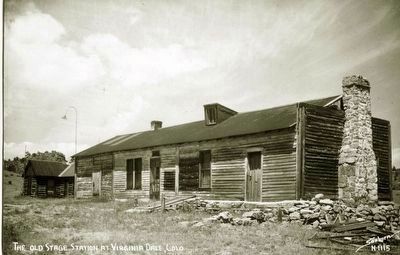 The Old Stage Station at Virginia Dale, Colo. image. Click for full size.