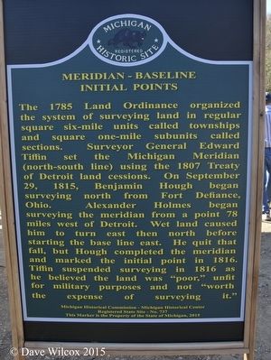 Meridan - Baseline Intial Points Marker side 1 image. Click for full size.