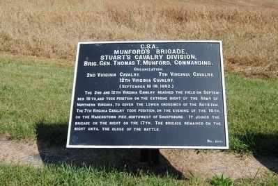 Munford's Brigade Marker image. Click for full size.