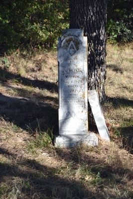Original Headstone of Grave of William Heflin image. Click for full size.