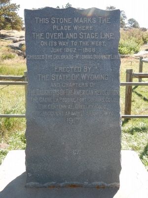 The Overland Stage Line Marker image. Click for full size.