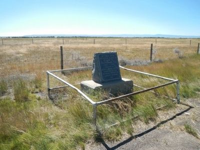 Old Overland Trail Marker. Click for full size. Old Overland Trail Marker image. Click for full size.