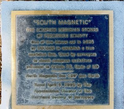 “South Magnetic” Marker image. Click for full size.