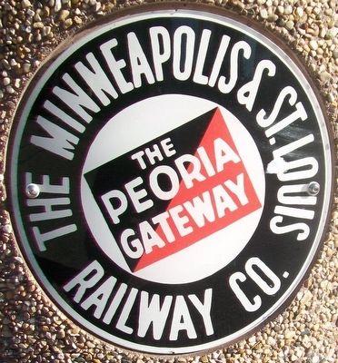 The Minneapolis & St. Louis Railway Emblem. Click for full size. The Minneapolis & St. Louis Railway Emblem image. Click for full size.