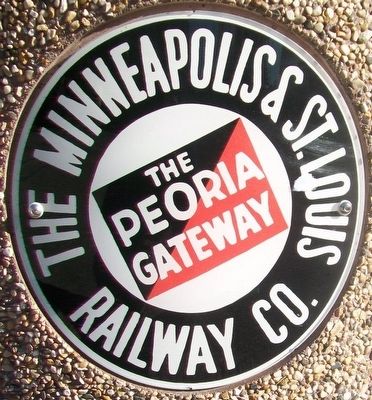 The Minneapolis & St. Louis Railway Emblem image. Click for full size.