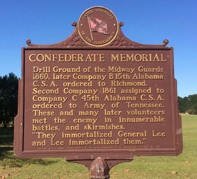 Confederate Memorial Marker image. Click for full size.
