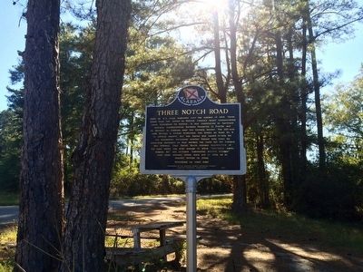 View of marker towards County Road 19.. Click for full size. View of marker towards County Road 19. image. Click for full size.