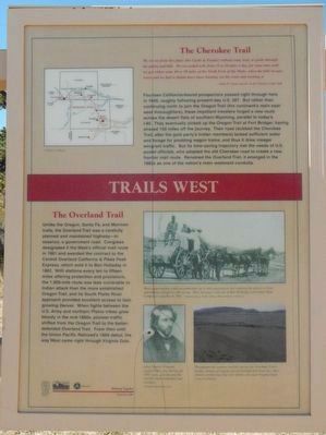 Trails West Marker image. Click for full size.