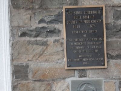 Old Stone Courthouse Marker image. Click for full size.