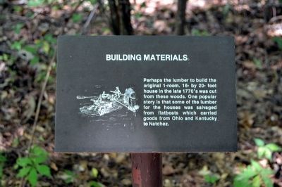 Building Materials Interpretive Sign image. Click for full size.