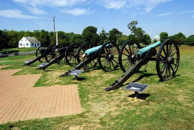 Model 1841 6-Pounder Gun Marker<br>First From the Left image. Click for full size.