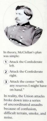 Inset - General McClellan. Click for full size. Inset - General McClellan image. Click for full size.