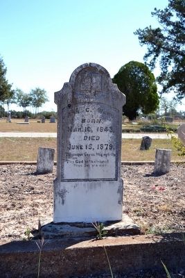 Headstone of Grave of Ann Catherine Sewell Ward image. Click for full size.