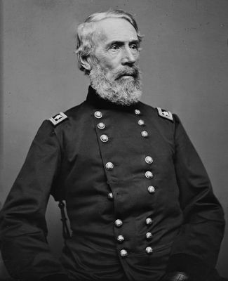 Major General Edwin Vose Sumner (1797–1863) image. Click for full size.