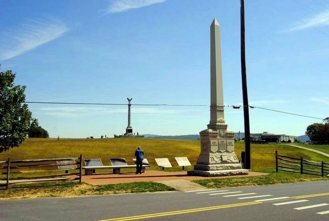 Reserve Artillery, Longstreet's Command Marker<br>First From the Right image. Click for full size.
