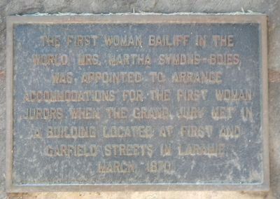 First Ladies Marker. Click for full size. First Ladies Marker image. Click for full size.