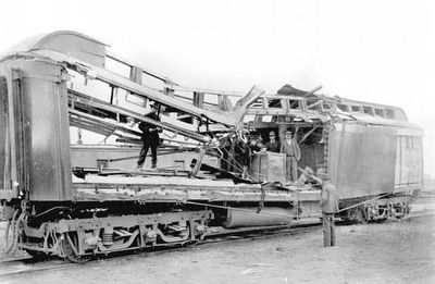 The Wilcox Train Robbery express car image. Click for full size.