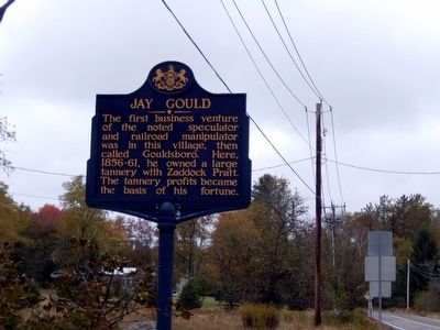 Jay Gould Marker. Click for full size. Jay Gould Marker image. Click for full size.