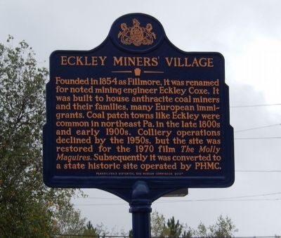 Eckley Miners' Village Marker image. Click for full size.