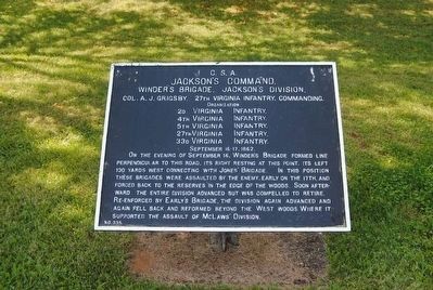 Jackson's Command Marker. Click for full size. Jackson's Command Marker image. Click for full size.