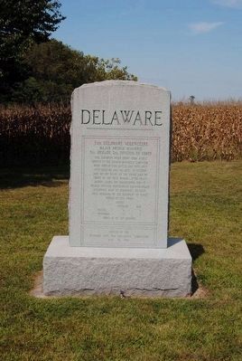 3rd Delaware Infantry Monument. Click for full size. 3rd Delaware Infantry Monument image. Click for full size.