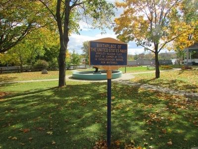 Birthplace of the United States Navy Marker image. Click for full size.