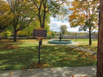 Marker in Whitehall. Click for full size. Marker in Whitehall image. Click for full size.